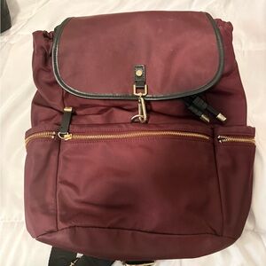 Calvin Klein Burgundy Backpack